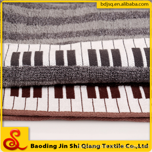 Luxury Personalized Piano Pattern Cotton jacquard towels